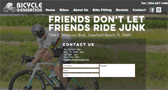 Desktop Screenshot of bicyclegeneration.com